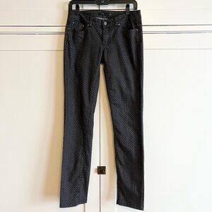 Prana Kara Black Herringbone Pants